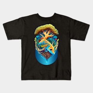 BEAUTY UNDER THE SEA Kids T-Shirt